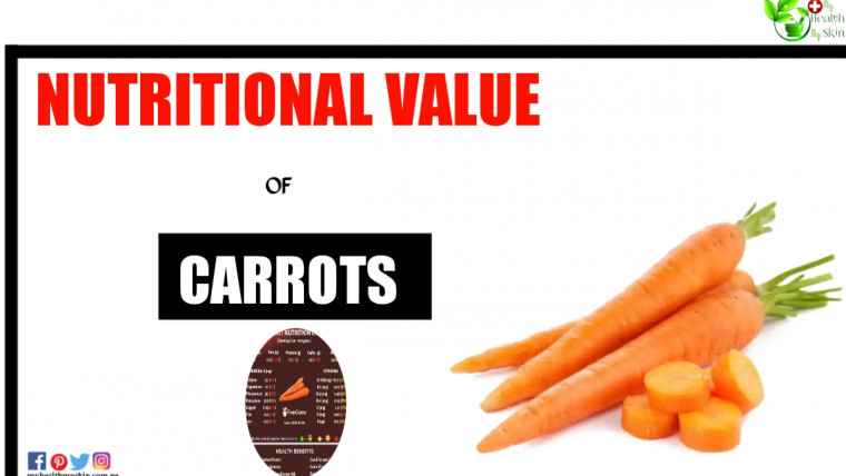 Nutritional value of Carrot