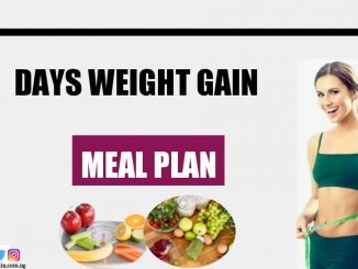 3 days Gain weight meal plan