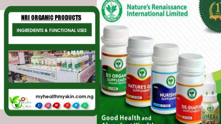 Nri Organic Products Ingredients And Its Functional Uses