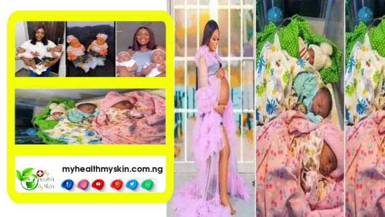 They Mocked me for 8 Years – Lady sheds Tears of Joy as she welcomes triplets, this is so beautiful (Photos)