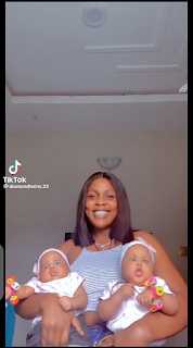 “I received my own Children finally” Mom of twins Jubilates as many taps from the blessings