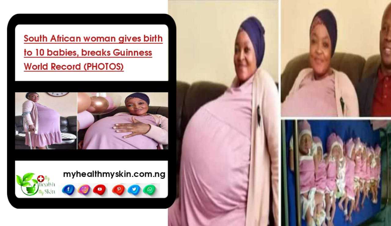 South African woman gives birth to 10 babies, breaks Guinness World Record (PHOTOS)