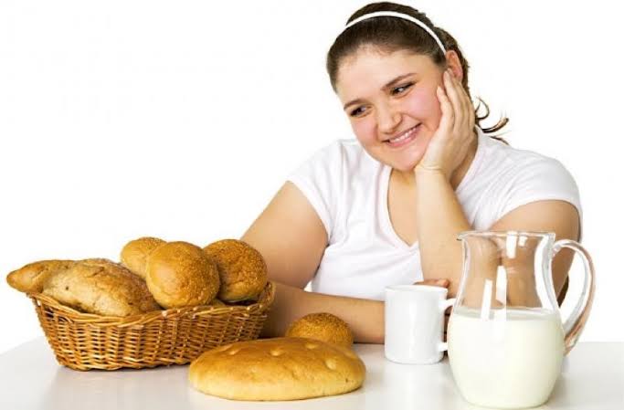 Woman choosing the right bread