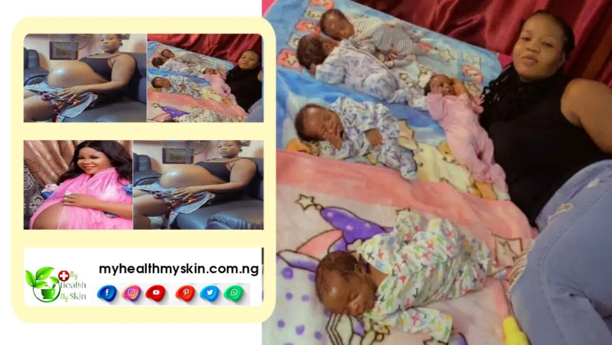 Nigerian Lady Delivers 5 Babies At Once After 9 Years Of Childlessness Video