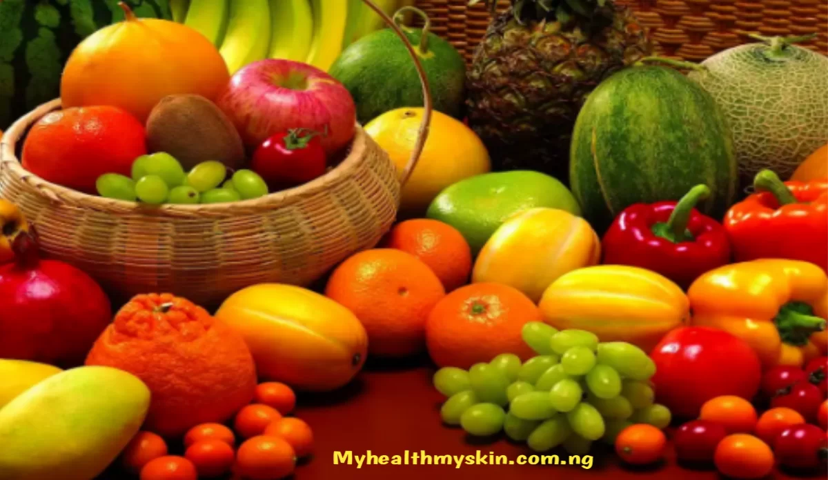 Different types of fruits