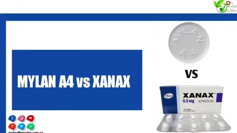 Difference Between Mylan A4 Vs Xanax 2mg?