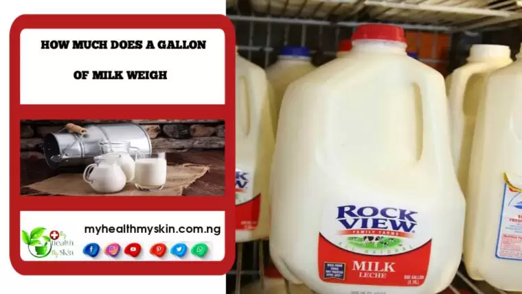 How Much Does a Gallon of Milk Weigh