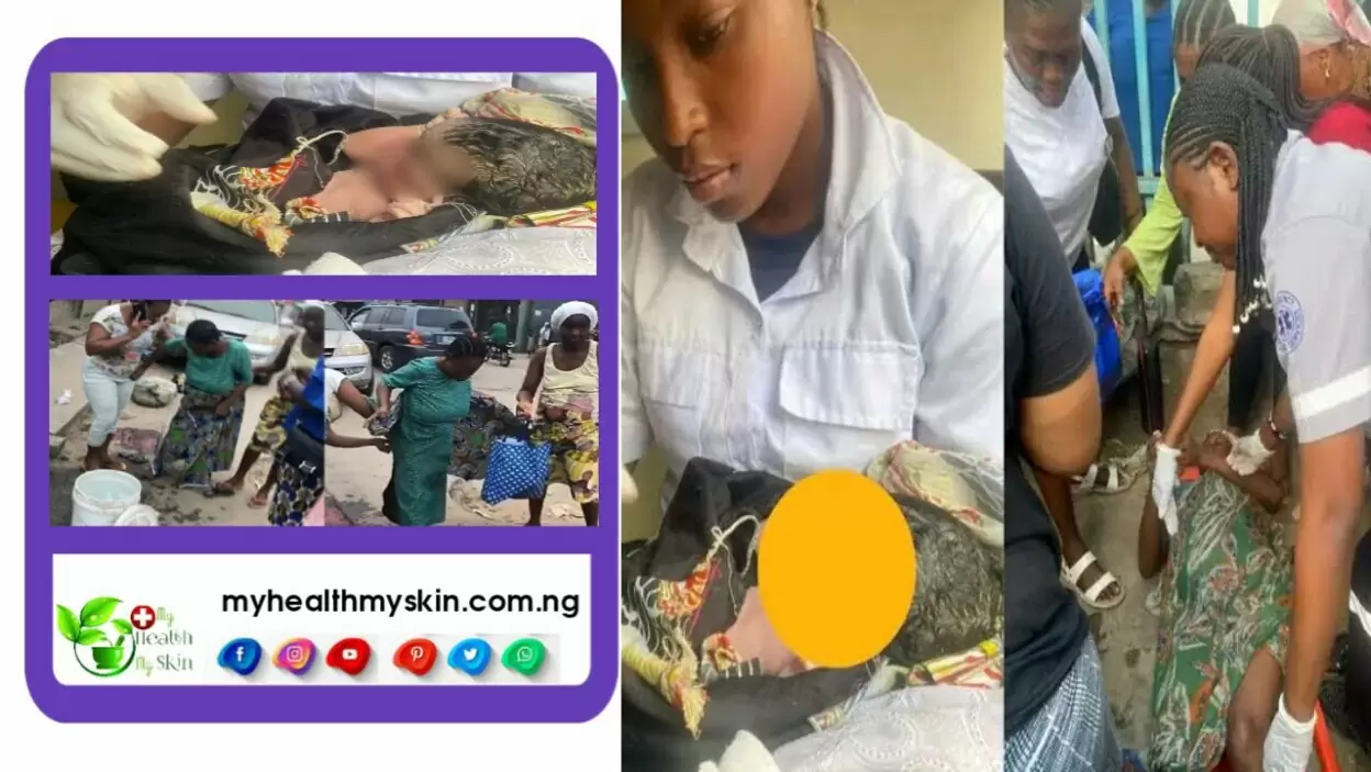 Jubilation as pregnant woman gives birth at Lagos Onipanu Bus Stop
